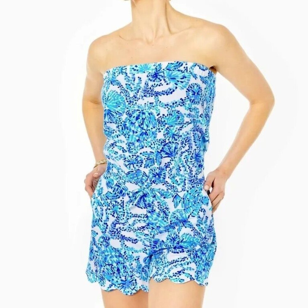 NWT Lilly Pulitzer Jace Strapless Romper